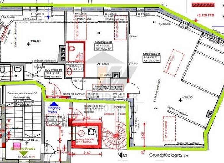 Bürofläche zur Miete provisionsfrei 1.073 € 4 Zimmer 143 m²<br/>Bürofläche ab 143 m²<br/>Teilbarkeit Puschkinplatz 2 Innenstadt Gera 07545