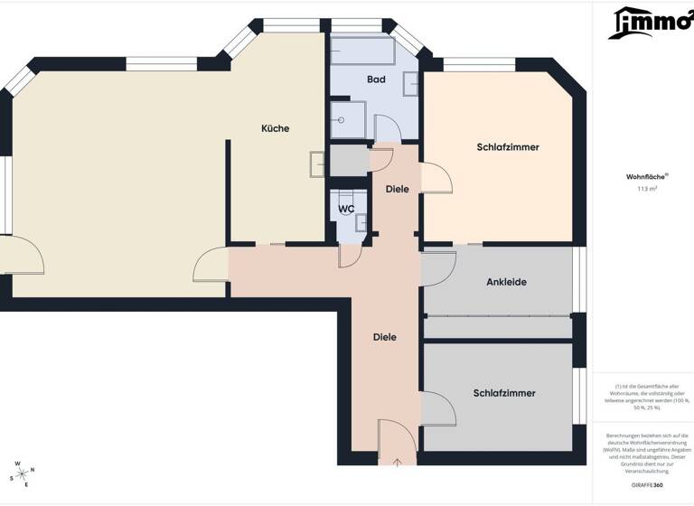 Wohnung zum Kauf 380.000 € 4 Zimmer 113 m² EG Thomas-Schmid-Gasse Annabichl Klagenfurt am Wörthersee 9020