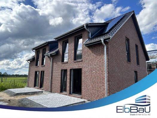 Doppelhaushälfte zur Miete - Erstbezug 1.550 € 4 Zimmer 110,6 m² 191,7 m² Grundstück Hirtenweg 15 Wiepenkathen Stade 21683