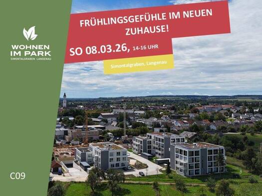 Wohnung zum Kauf - Neubau provisionsfrei 476.900 € 3 Zimmer 91,6 m² 1. Geschoss Am Simontalgraben 23 Langenau 89129