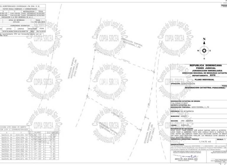 Grundstück zum Kauf 332.347 € 1.114,7 m² Grundstück Cap Cana Cap Cana