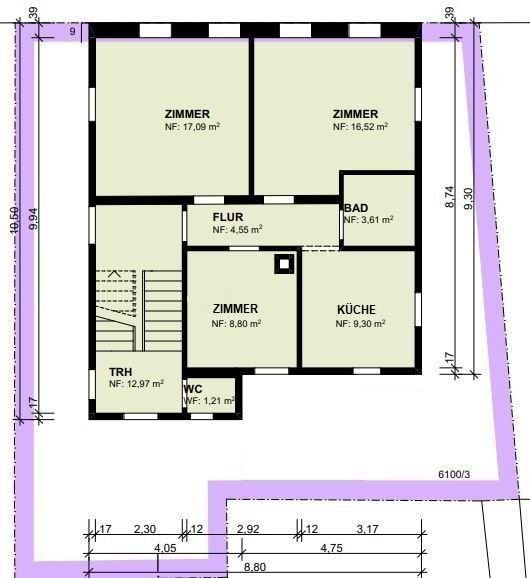 Wohnung zur Miete 640 € 3 Zimmer 72 m²<br/>Wohnfläche EG<br/>Geschoss 01.01.2025<br/>Verfügbarkeit Tuttlingen Tuttlingen 78532