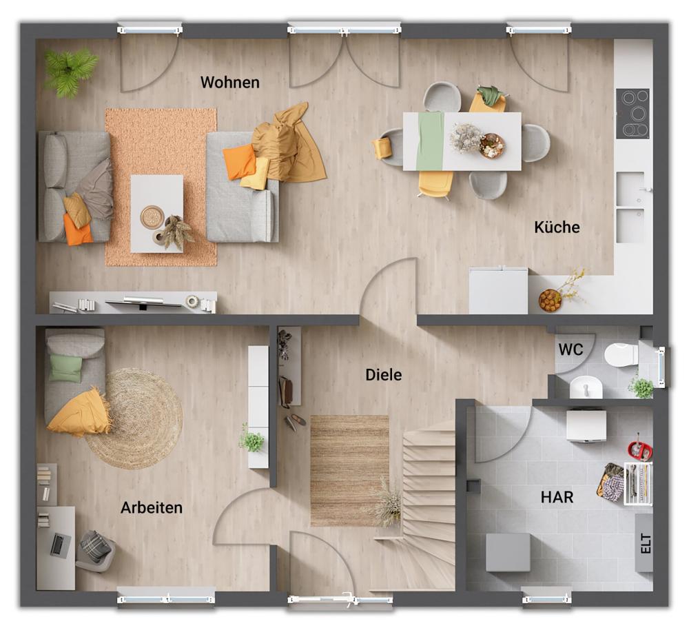 Einfamilienhaus zum Kauf 255.590 € 6 Zimmer 144 m²<br/>Wohnfläche 814 m²<br/>Grundstück Veckerhagen Reinhardshagen 34359