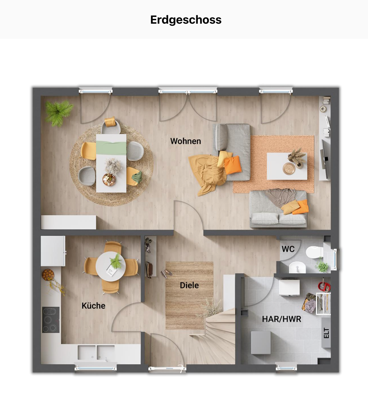Immobilie in Hirschaid - Town & Country Flair 113 – modernes Familienhaus mit 5 Zimmern in Rothensand bei Hirschaid (Bamberg) - Bild 4