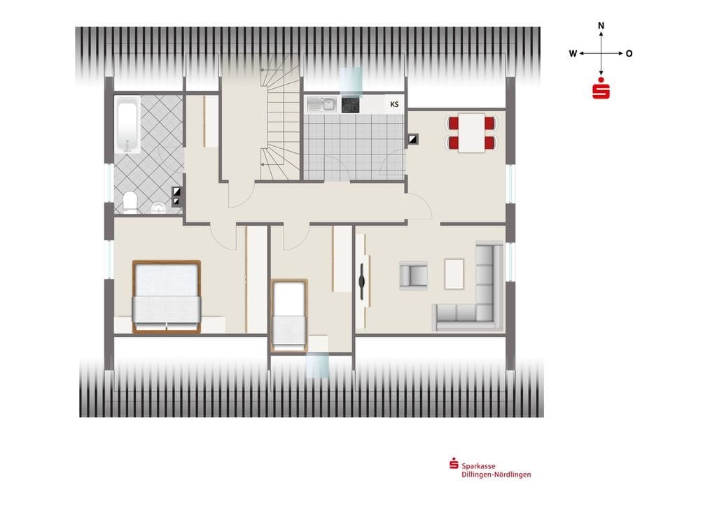 Wohnung zum Kauf 165.000 € 3 Zimmer 71 m²<br/>Wohnfläche ab sofort<br/>Verfügbarkeit Lauingen Lauingen 89415