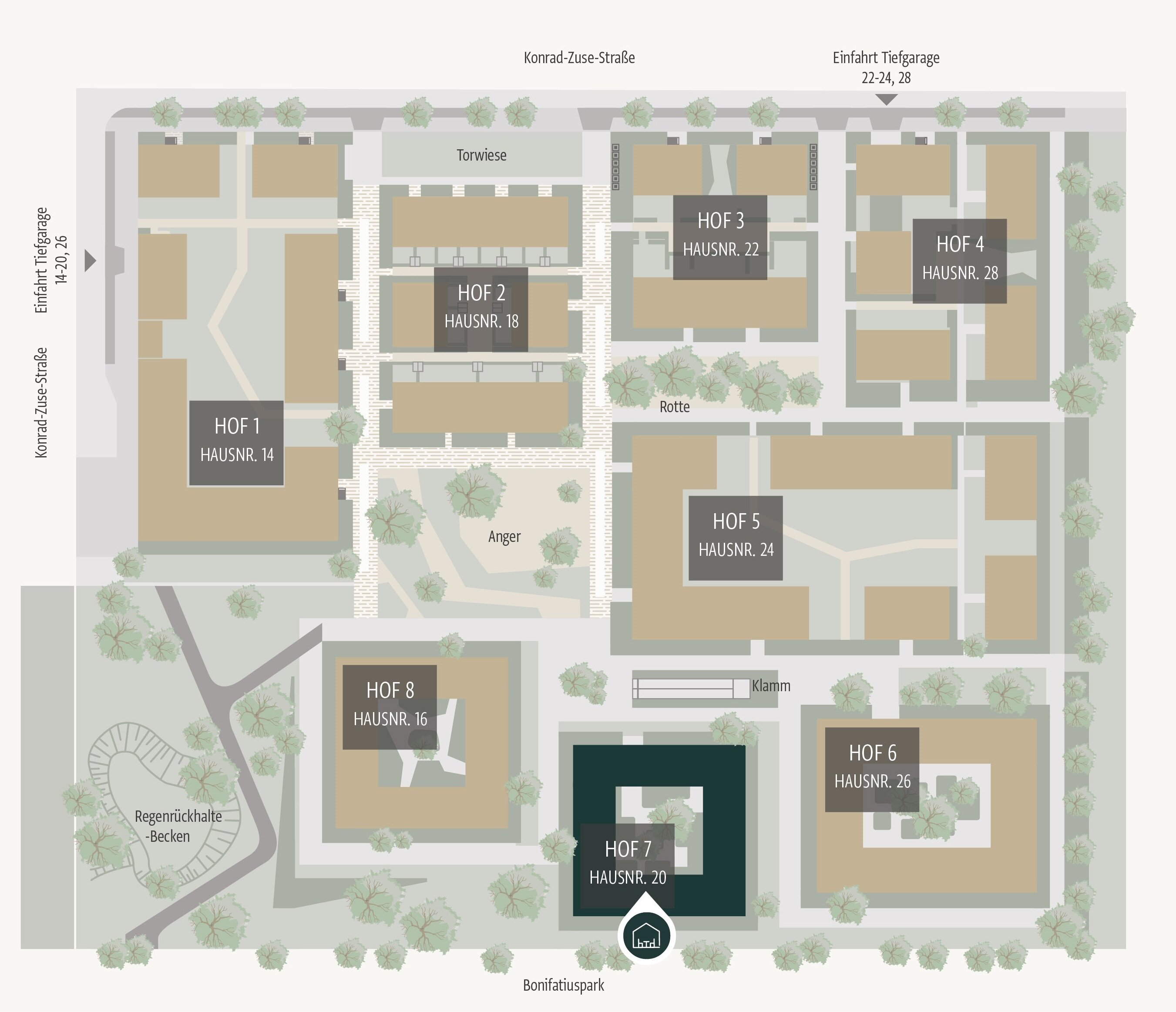 Wohnung zur Miete 2.000 € 3 Zimmer 87,3 m²<br/>Wohnfläche 2.<br/>Geschoss 01.02.2025<br/>Verfügbarkeit Konrad-Zuse-Straße 20a Kalbach-Riedberg Frankfurt 60438