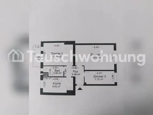 Wohnung zur Miete Tauschwohnung 500 € 2,5 Zimmer 63 m² 1. Geschoss Friedrichshagen Berlin 12587