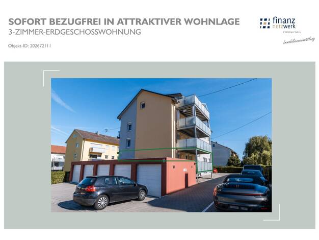 Wohnung zum Kauf 220.000 € 3 Zimmer 70 m² EG frei ab sofort Hohenneuffenstraße 11 Sigmaringen 72488