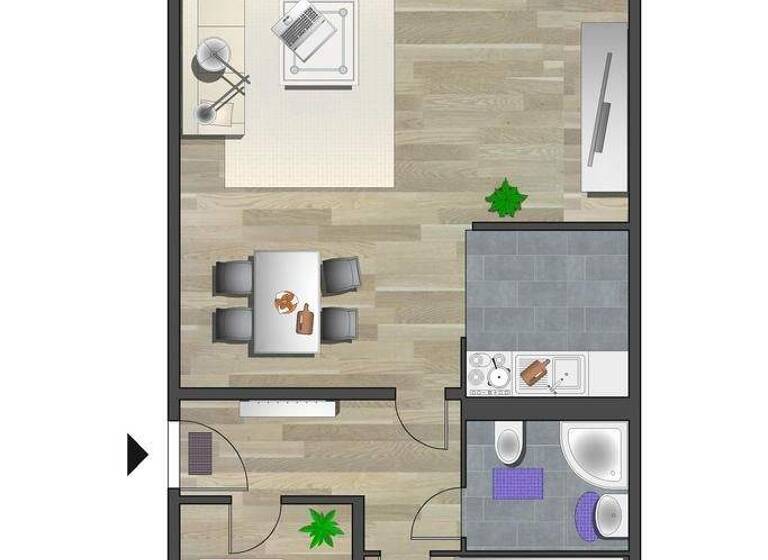Wohnung zur Miete 343 € 3 Zimmer 68,6 m² 1. Geschoss frei ab 01.05.2026 Str. Usti nad Labem 327 Kappel Chemnitz 09119