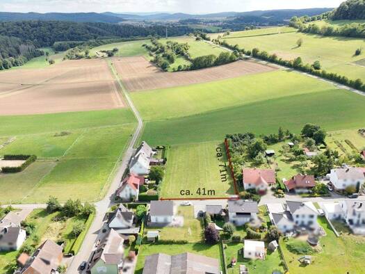 Grundstück zum Kauf 161.000 € 3.017 m² Grundstück Baugenehmigung vorhanden frei ab sofort Zum Strauß Ippinghausen Wolfhagen 34466