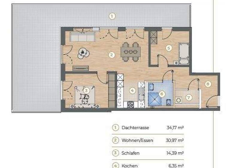 Wohnung zum Kauf 575.000 € 3 Zimmer 115 m² 1. Geschoss frei ab 01.04.2026 Münchaurach Aurachtal 91086