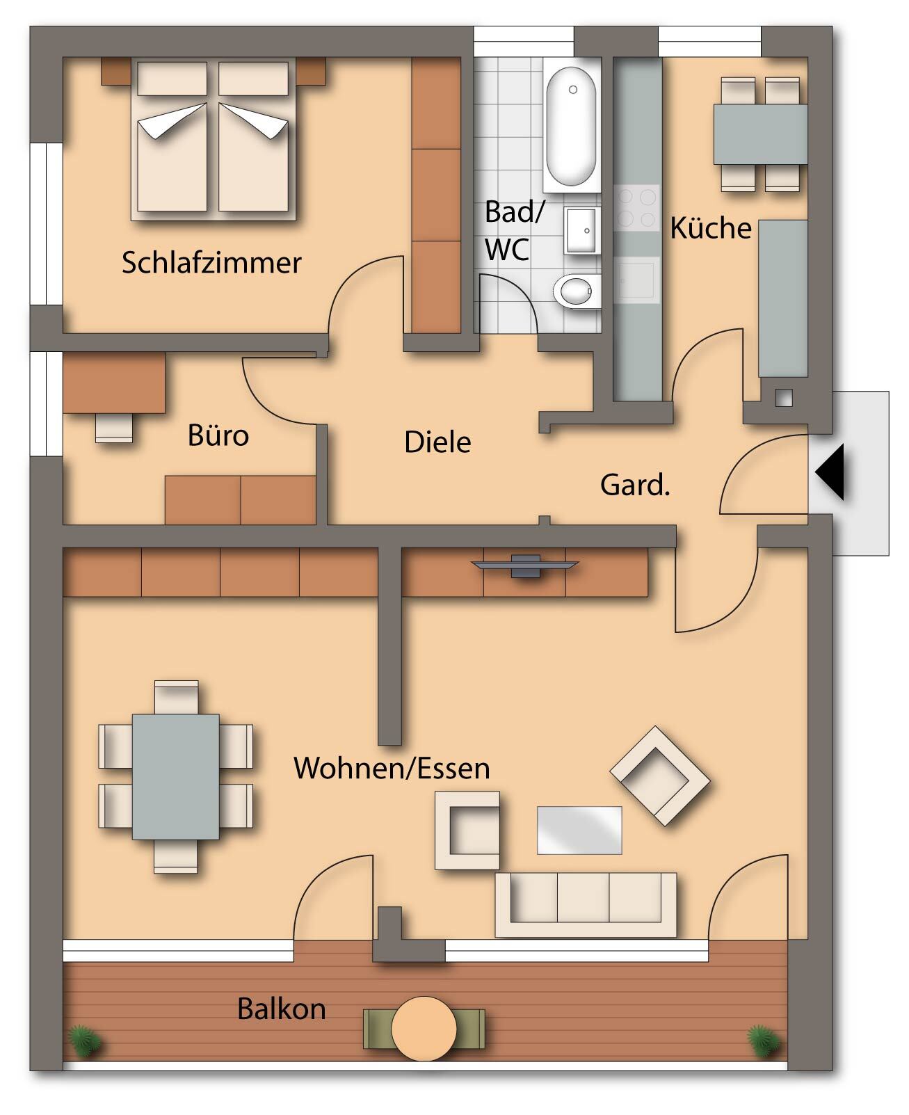 Wohnung zur Miete 780 € 2,5 Zimmer 94 m²<br/>Wohnfläche Neumarkt Neumarkt 92318