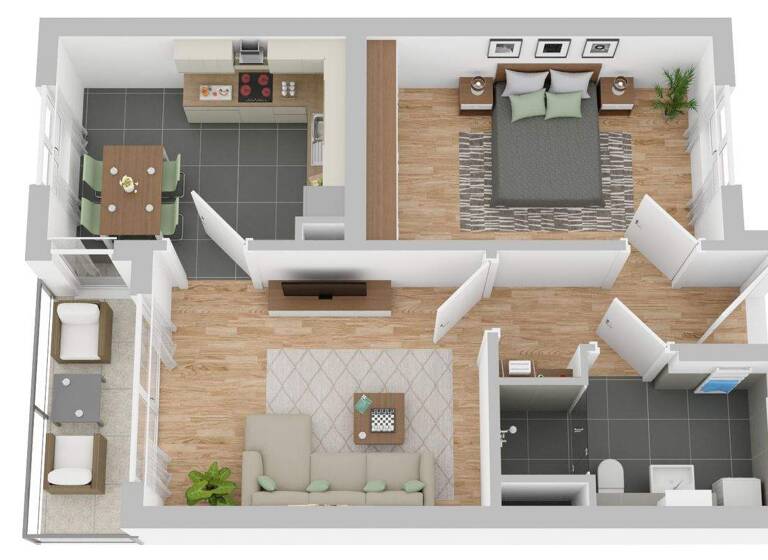 Wohnung zur Miete 690 € 2 Zimmer 57,6 m² 1. Geschoss frei ab sofort Lützner Straße 150 Neulindenau Leipzig 04179