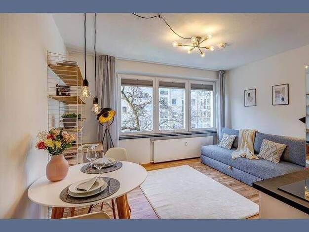 Studio zur Miete Wohnen auf Zeit 1.450 € 1 Zimmer 23 m² Schwabing-West München 80809