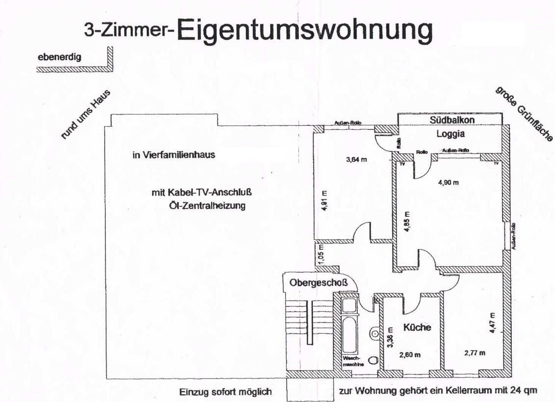 Wohnung zum Kauf 262.000 € 3 Zimmer 82 m²<br/>Wohnfläche 1.<br/>Geschoss Öd Mehring 84561