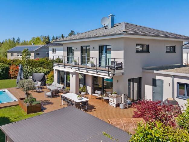 Einfamilienhaus zum Kauf 1.390.000 € 5,5 Zimmer 200 m² 604 m² Grundstück Horgenzell Horgenzell 88263
