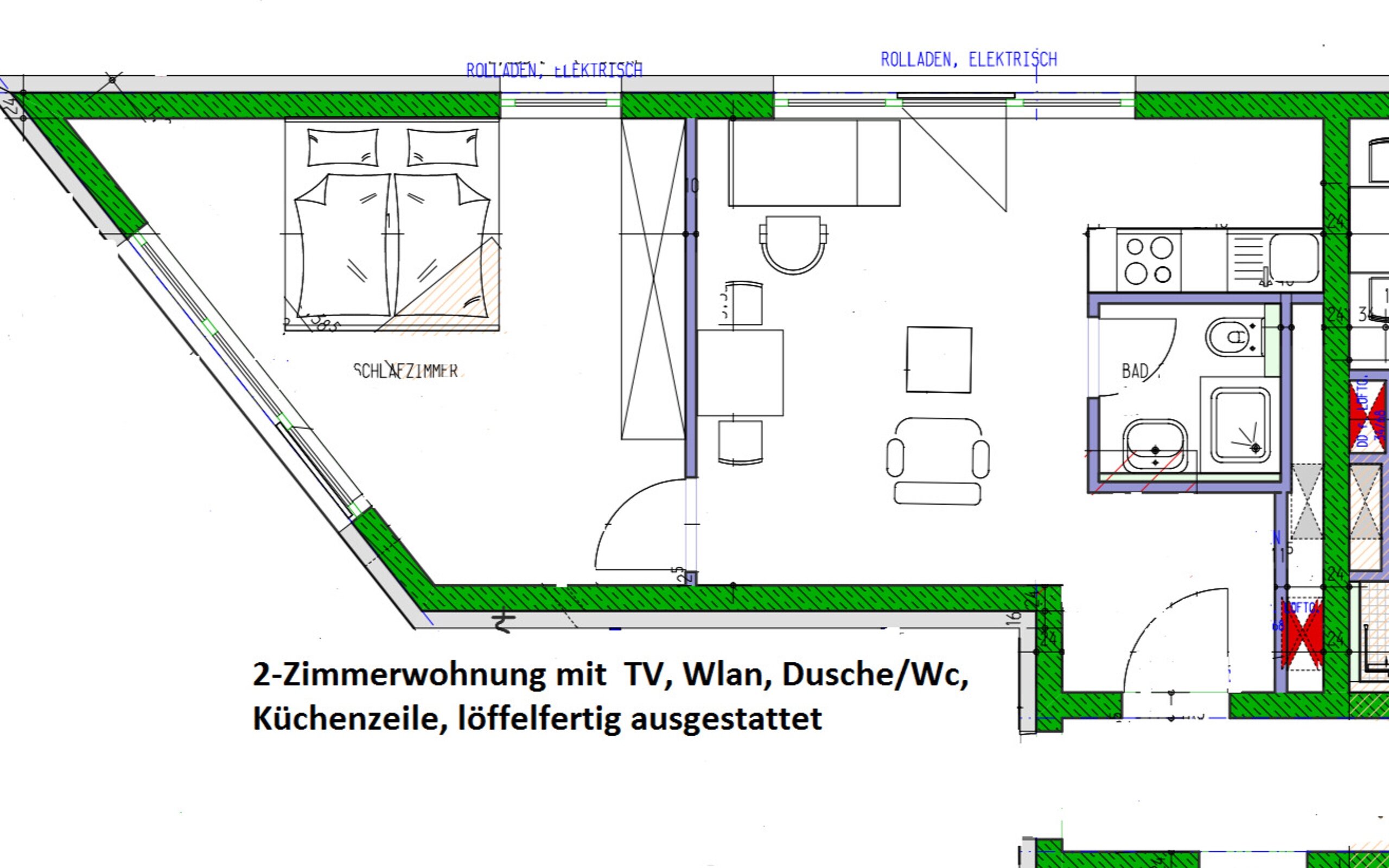 Wohnung zur Miete Wohnen auf Zeit 1.310 € 2 Zimmer 48 m²<br/>Wohnfläche 10.01.2025<br/>Verfügbarkeit Ludwigsburger Str. 0 Zuffenhausen - Hohenstein Stuttgart Zuffenhausen 70435