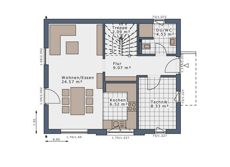 Einfamilienhaus zum Kauf 684.682 € 5 Zimmer 111 m² 902 m² Grundstück Werder (Havel) 14542
