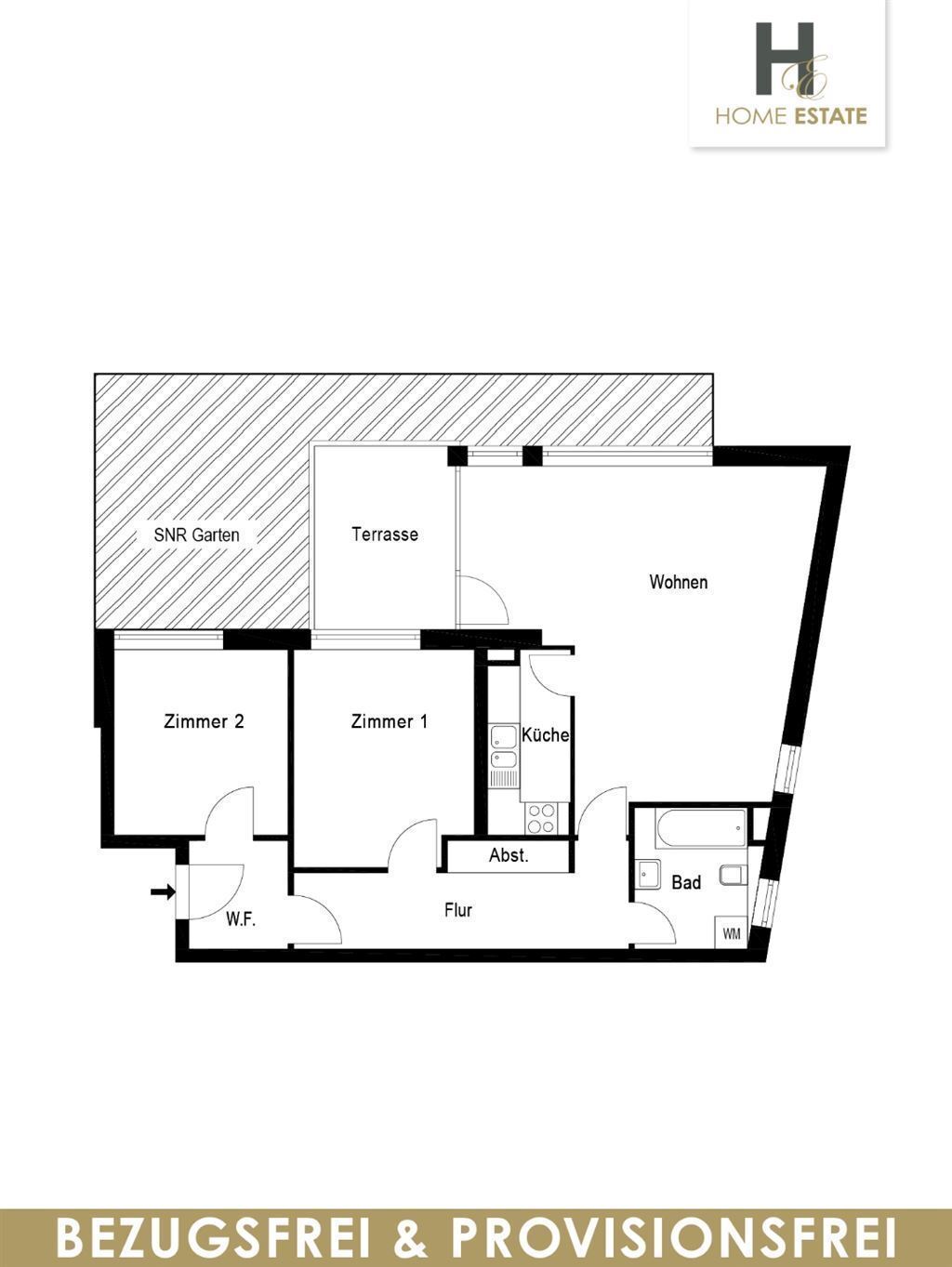 Terrassenwohnung zum Kauf provisionsfrei 325.000 € 3 Zimmer 90 m²<br/>Wohnfläche EG<br/>Geschoss ab sofort<br/>Verfügbarkeit An den Eichen 2 A Ruhlsdorf Teltow 14513