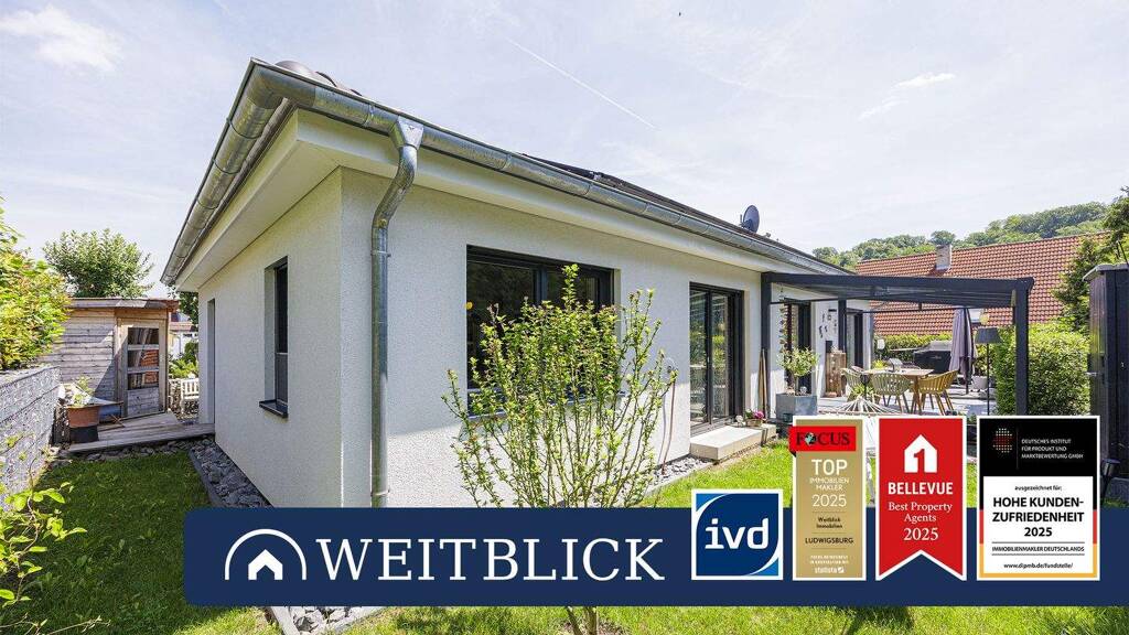Bungalow zum Kauf 599.000 € 3 Zimmer 107 m² 437 m² Grundstück Cleebronn 74389