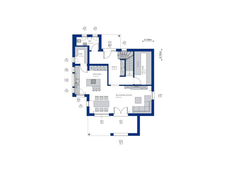 Stadthaus zum Kauf 687.792 € 5 Zimmer 126 m² 748 m² Grundstück Wald Solingen 42719