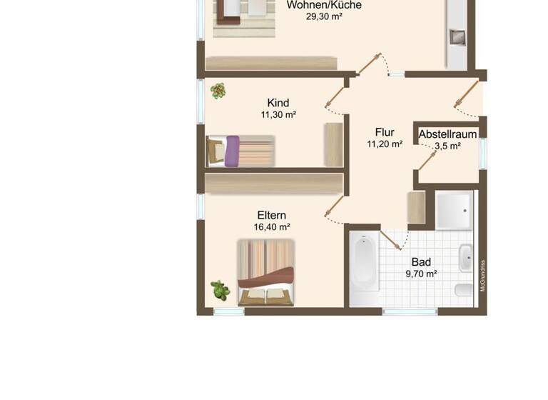 Wohnung zum Kauf - Erstbezug 709.000 € 3 Zimmer 85 m² Dachau 85221