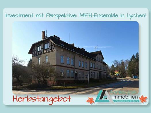 Mehrfamilienhaus zum Kauf 195.000 € 23 Zimmer 553 m² 2.148 m² Grundstück Lychen Lychen 17279