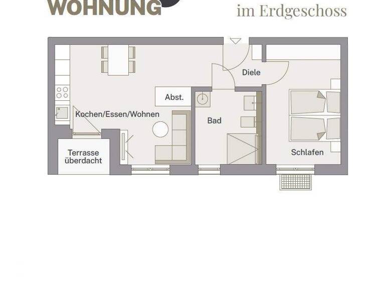 Wohnung zum Kauf - Erstbezug 277.500 € 2 Zimmer 47,1 m² EG Neumarkt Neumarkt in der Oberpfalz 92318
