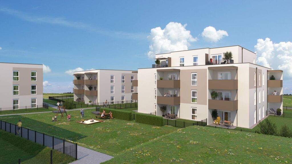 Wohnung zur Miete - Erstbezug 534 € 2 Zimmer 42,1 m² EG Berta-Brader-Weg Ried im Innkreis 4910