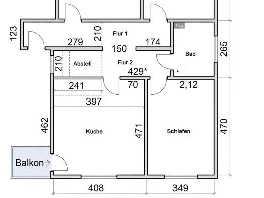 Wohnung zur Miete 800 € 3 Zimmer 92 m² Geschoss 1/2 frei ab sofort Gartenstadt Süd Süd 28201