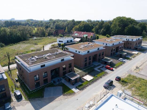 Wohnung zum Kauf - Neubau provisionsfrei 355.000 € 2 Zimmer 76,3 m² 1. Geschoss An der Schlossmühle 12 Statistischer Bezirk 74 Hamm-Heessen 59073