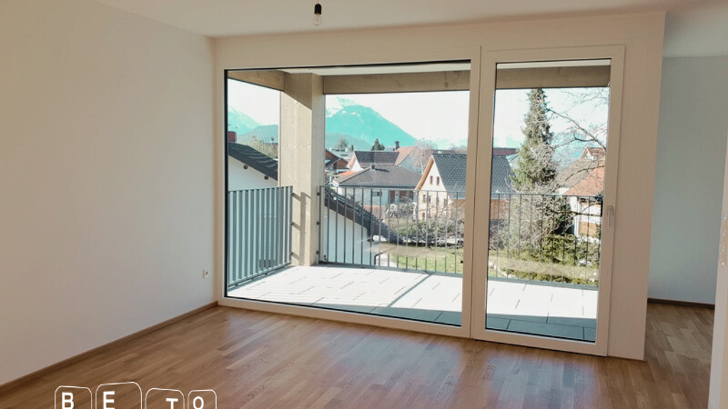 Wohnung zur Miete 1.100 € 3 Zimmer 77,2 m² 1. Geschoss frei ab sofort Torkelweg 7 Röthis 6832