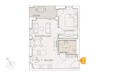 Wohnung zum Kauf - Neubau 281.190 € 2 Zimmer 61,8 m² 2. Geschoss Fischerbach 77716