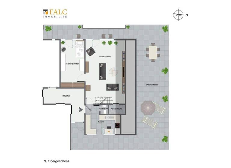 Penthouse zum Kauf 369.000 € 3 Zimmer 131 m² 9. Geschoss Weiden Köln-Weiden 50858