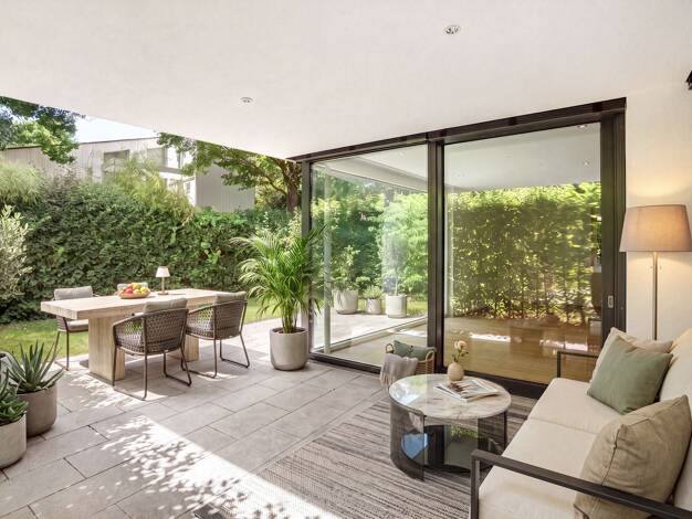 Terrassenwohnung zum Kauf 2.770.000 € 3 Zimmer 149 m² EG frei ab sofort Bogenhausen München 81925