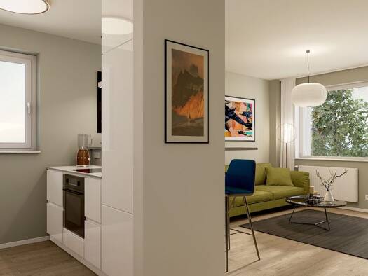 Wohnung zur Miete - Erstbezug 573 € 3 Zimmer 57 m² 5. Geschoss frei ab 01.10.2025 Gotha 99867