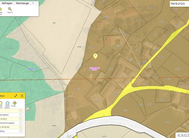 Grundstück zum Kauf 128.000 € 500 m² Grundstück Lind Villach 9500