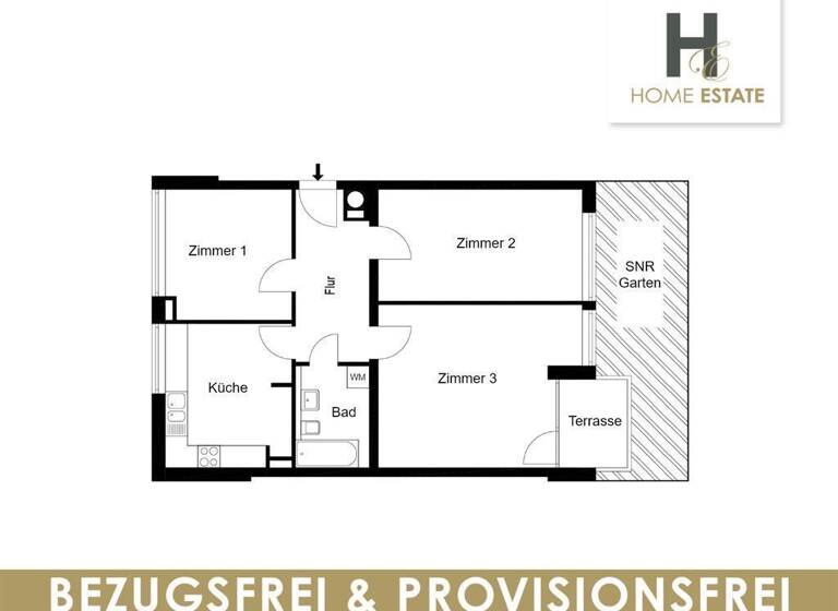 WG-Zimmer zum Kauf provisionsfrei 350.000 € 3 Zimmer 80 m² EG frei ab sofort An den Eichen 2 Ruhlsdorf Teltow 14513