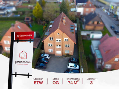 Wohnung zum Kauf 199.000 € 3 Zimmer 74 m² 1. Geschoss Laxten Lingen / Laxten 49809