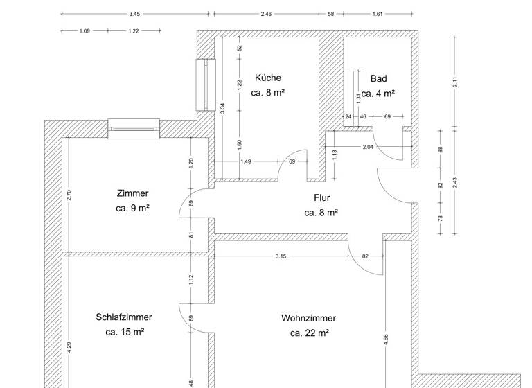 Wohnung zur Miete 540 € 3 Zimmer 67,7 m²<br/>Wohnfläche 4.<br/>Geschoss 01.01.2026<br/>Verfügbarkeit Steinstraße 2 Prenzlau Prenzlau 17291