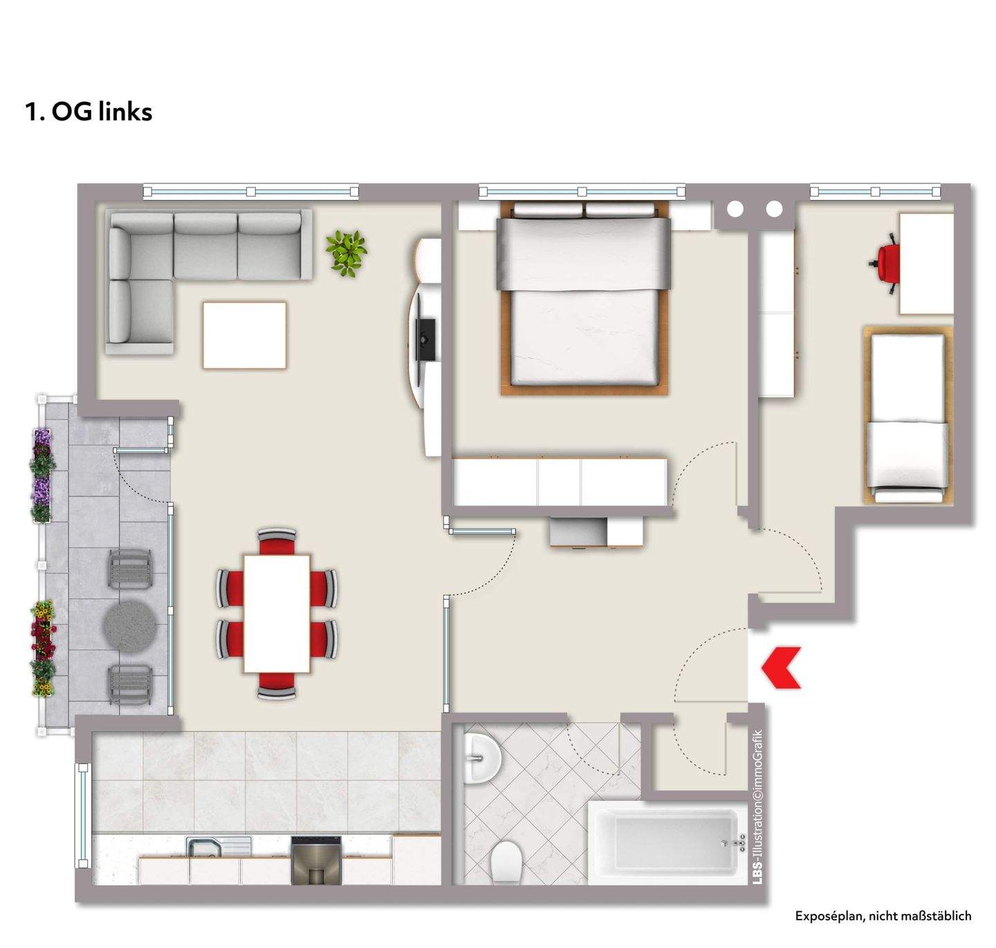 Immobilie in Borken - Investieren in Borken! Wohnung mit Aufzug,  Balkon und solider Vermietung - Bild 1