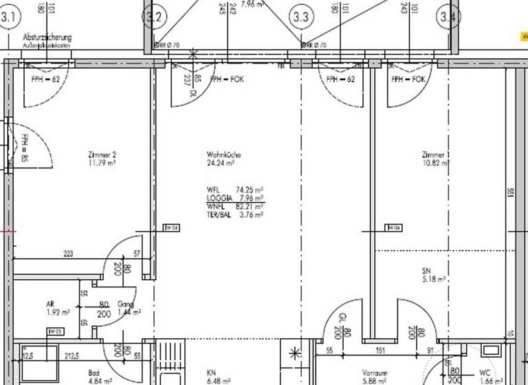 Wohnung zum Kauf 399.000 € 3 Zimmer 72 m² 1. Geschoss Wien 1210