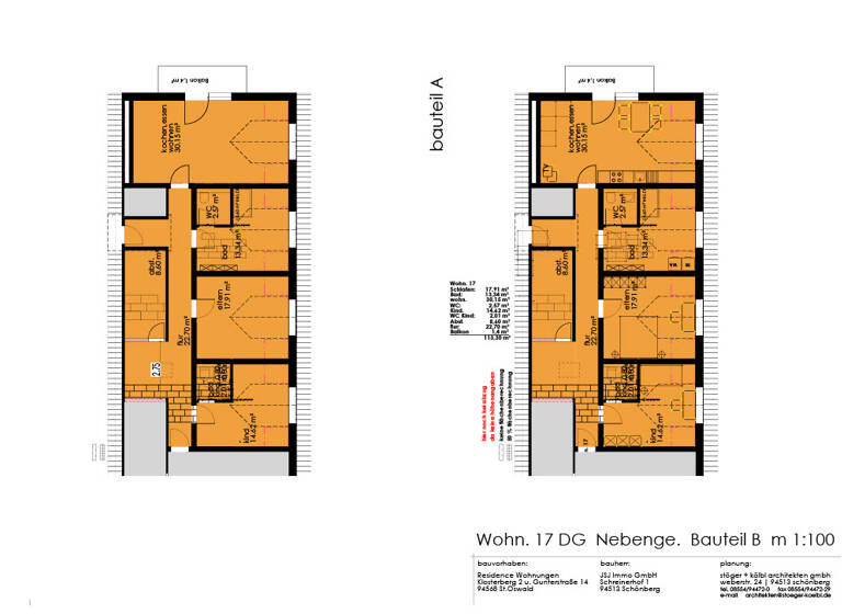 Wohnung zur Miete 1.020 € 4 Zimmer 113,3 m² 2. Geschoss frei ab sofort Klosterberg 2 Sankt Oswald Sankt Oswald-Riedlhütte 94568