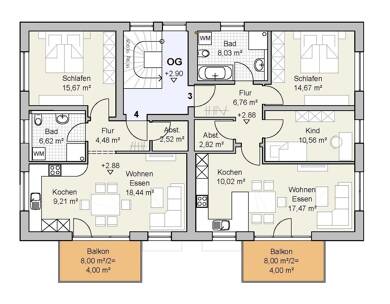 Wohnung zum Kauf provisionsfrei 379.000 € 3 Zimmer 73 m² 1. Geschoss Feldstraße 15 Erlingen Meitingen 86405