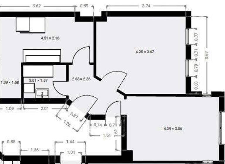 Studio zur Miete 420 € 1 Zimmer 59 m² Lehe Bremerhaven 27576