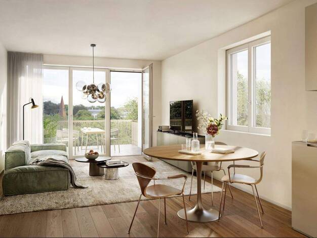 Wohnung zur Miete - Erstbezug 980 € 2 Zimmer 59,8 m² 3. Geschoss frei ab 01.02.2026 Leyh Nürnberg 90431