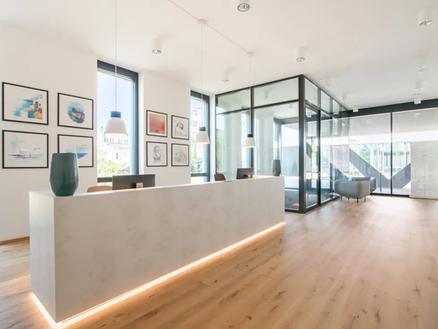 Bürofläche zur Miete provisionsfrei 22 m² Bürofläche teilbar ab 7 m² Berliner Straße 300b Oberrad Offenbach 63065