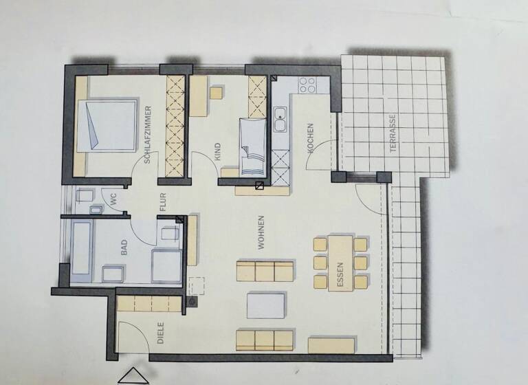 Wohnung zur Miete 1.235 € 3 Zimmer 92,2 m²<br/>Wohnfläche EG<br/>Geschoss Waldhausen Waldhausen 73432