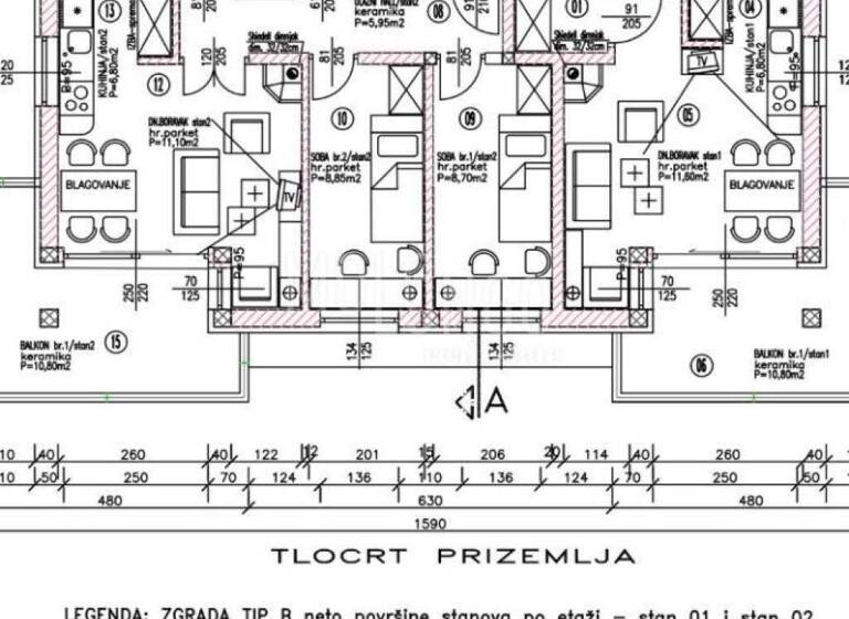 Wohnung zum Kauf 169.950 € 2 Zimmer 56 m² 2. Geschoss Hreljin, Bakar Bakar