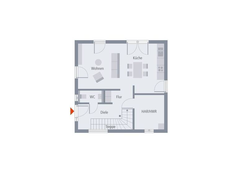 Einfamilienhaus zum Kauf provisionsfrei 308.200 € 4 Zimmer 106,7 m²<br/>Wohnfläche 500 m²<br/>Grundstück Tiefurt Weimar 99423